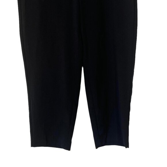 A New Day Cropped Dress Pants Womens Size 4 Black Straight Leg - Picture 4 of 8